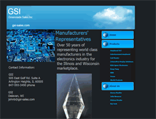 Tablet Screenshot of gsi-sales.com
